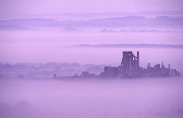 Corfe Castle Dawn